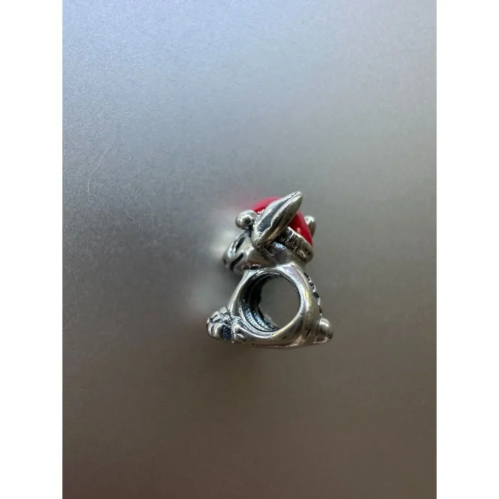 NWOT Stitch Christmas Disney x Pandora FIT Silver Charm 798452C01